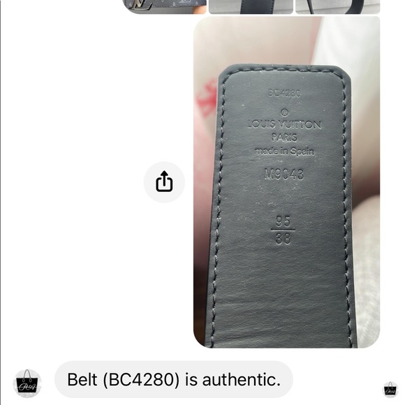 ❌SALE❌Authentic LV INITIALES 40MM REVERSIBLE Belt Size 95/38 🥋 - Picture 17 of 17
